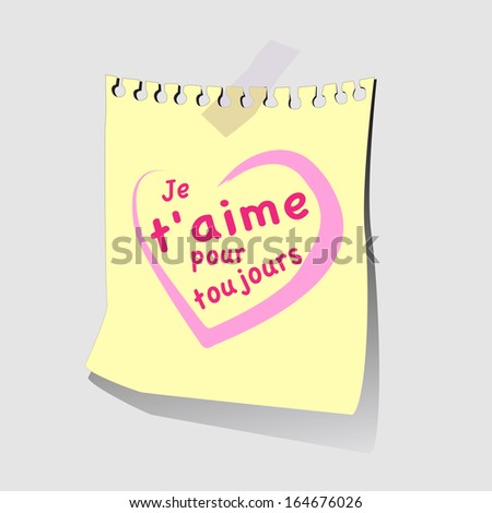 French Words Je Taime Pour Toujours And Traslated To English Is Meaning I Love French Words Je Taime Pour Toujours And Traslated To English Is Meaning I Love