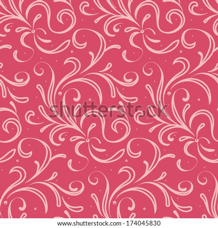 Seamless Abstract Floral Background Stock Vector 117537163 - Shutterstock