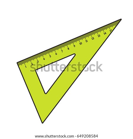 simple ruler sketch of Measure Illustration Stock Triangular Ruler Vector Plastic