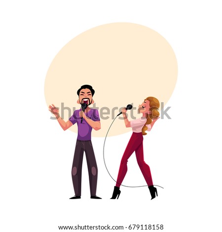 Singing Duet Stock Images, Royalty-Free Images & Vectors | Shutterstock