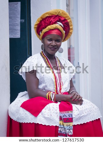 Salvador Brazil June 31 Woman Dressed Stock Photo 127617530 - Shutterstock