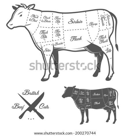 Meat diagram Stock Photos, Images, & Pictures | Shutterstock