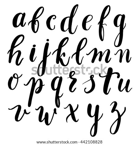 Hand Lettering Alphabet Stock Images, Royalty-Free Images & Vectors ...