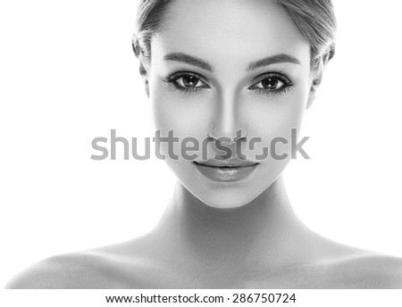 https://thumb1.shutterstock.com/display_pic_with_logo/1306012/286750724/stock-photo-woman-face-young-beautiful-healthy-skin-portrait-black-and-white-286750724.jpg