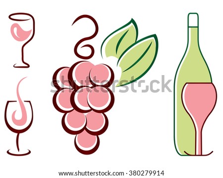 Cartoon Wine Stock Vector 80693041 - Shutterstock