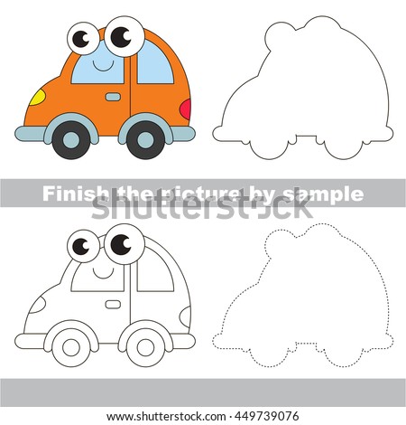 drawing worksheet for children easy educational kid game simple level of difficulty finish - Simple Drawing Pictures For Children drawing worksheet for children easy educational kid game simple level of difficulty finish - Simple Drawing Pictures For Children