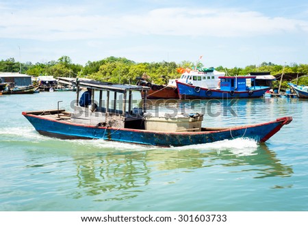 Long Son Village, Ba Ria - Vung Tau Province, Vietnam - 31 May 2015: People daily life in Long S?n.