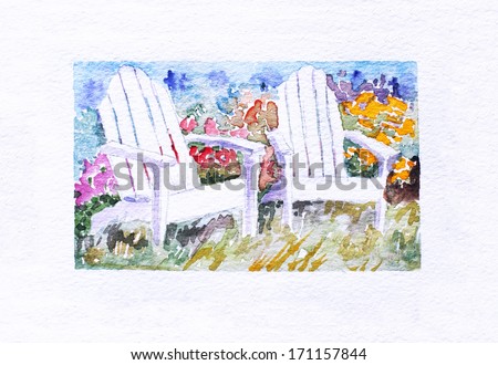 Adirondack Chairs Stock Photos, Royalty-Free Images 