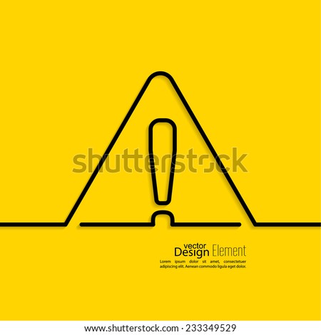 attention sign template