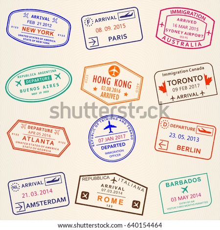 Heathrow Passport Stamp Stock Vector 33749821 - Shutterstock