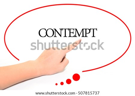 definition of the word contempt