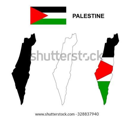 Palestine Map Stock Photos, Images, & Pictures | Shutterstock