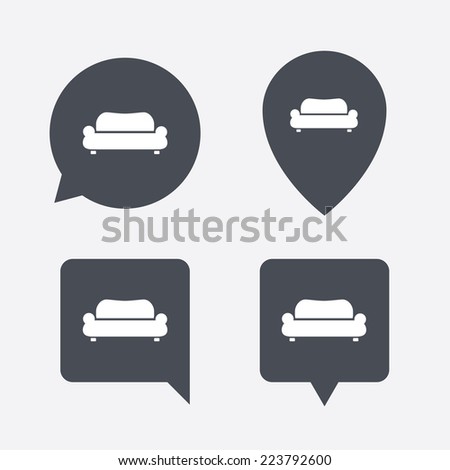 Modern Furniture Icon comfortable sofa sign icon modern couch stock vector 361862159 Modern Furniture Icon comfortable sofa sign icon modern couch stock vector 361862159