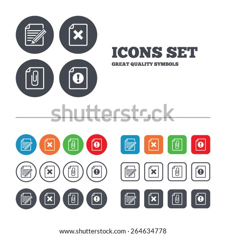 Add Edit Delete Web Icons 3D