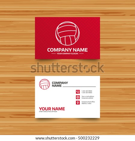 volleyball card