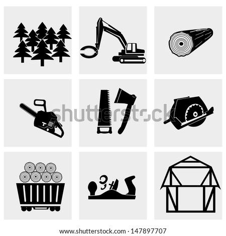Woodworking Industry Vector Illustration Woodworking Industry Vector Illustration