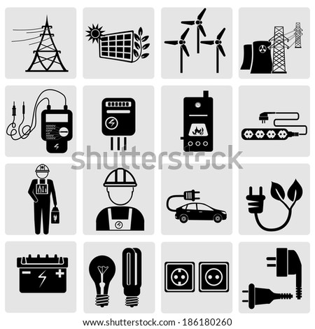 Electricity Icon Stock Photos, Royalty-Free Images & Vectors - Shutterstock