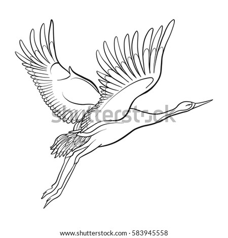 Japanese Crane Stock Images, Royalty-Free Images & Vectors | Shutterstock