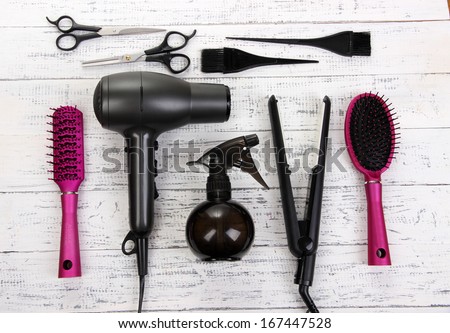 Hairdressing-tools Stock Photos, Royalty-Free Images & Vectors ...