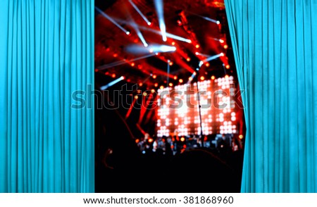 Open Curtain Texture Open Curtain Texture