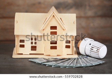 House heating model House heating model