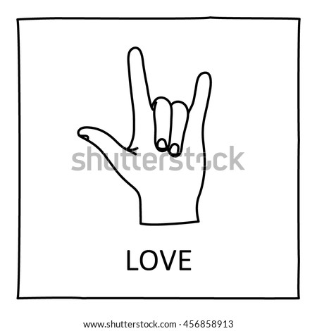 I Love You Sign Language Svg Free - Layered SVG Cut File