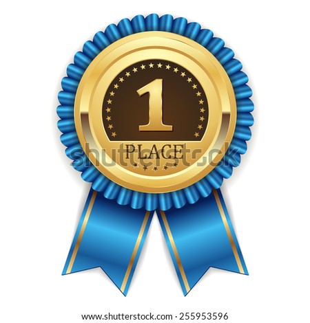 first place blue ribbon