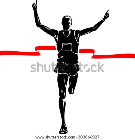 Winner Silhouette Stock Images, Royalty-Free Images & Vectors ...