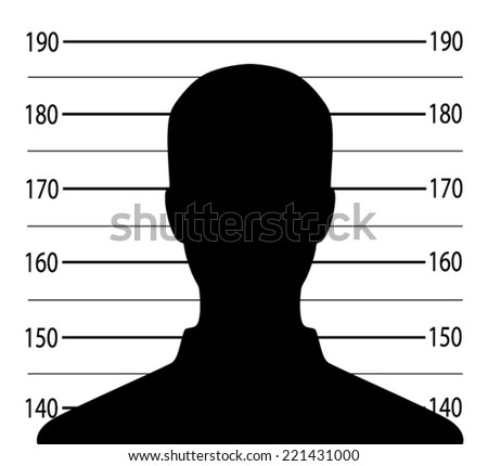 Stock Images similar to ID 16295428 - criminal's mugshot blank sign...