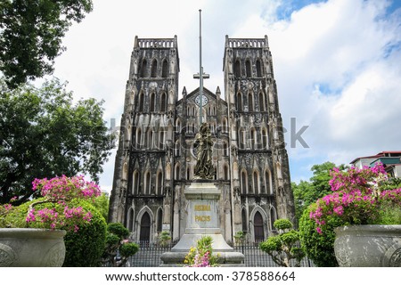 St Joseph's Cathedral in Hanoi, Hanoi, Vietnam