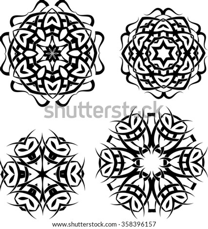 Circle Tribal Tattoo Stock Images, Royalty-Free Images & Vectors