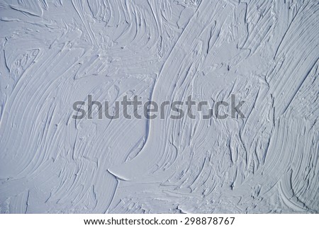 Oil paints on a palette. white and grey background.