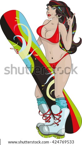 blonde snowboarder girl in bikini sexy naughty nudes usin dildos