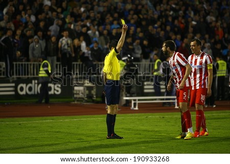 Slikovni rezultat za yellow card red star