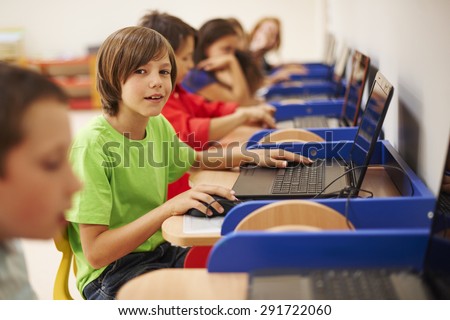 Kid Computer Smart Stock Photos, Images, & Pictures | Shutterstock