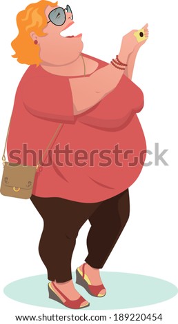 Fat Lady Cartoon Stock Images, Royalty-Free Images & Vectors | Shutterstock
