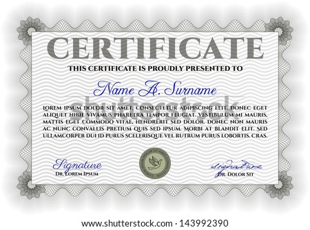 Employee Certificate Stock Images, Royalty-Free Images & Vectors ...