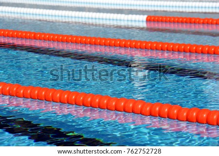 swimming lane ropes