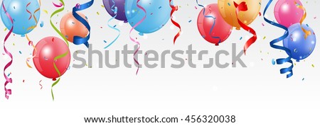 Birthday and celebration banner