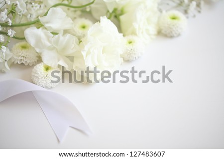 stock photo funeral flowers 127483607