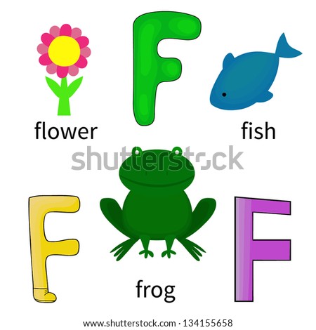 Stock Images similar to ID 134155715 - cartoon alphabet for children ...