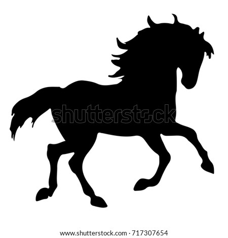 Silhouette Jumping Horse Stock Illustration 356704406 - Shutterstock