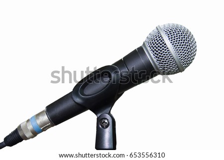 Retro Microphone Stand Stock Vector 130093712 - Shutterstock