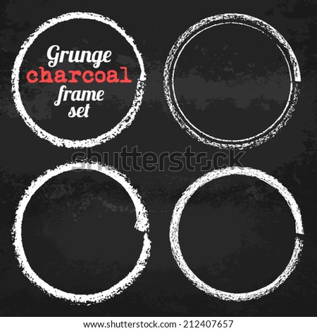 vector chalk circle Stock Vectors & Royalty Images, Chalk Images Free