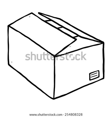 Cartoon Cardboard Box Stock Photos, Royalty-Free Images & Vectors ...