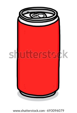 Soft Drink Can Cartoon Vector Illustration 스톡 벡터 693096079 - Shutterstock