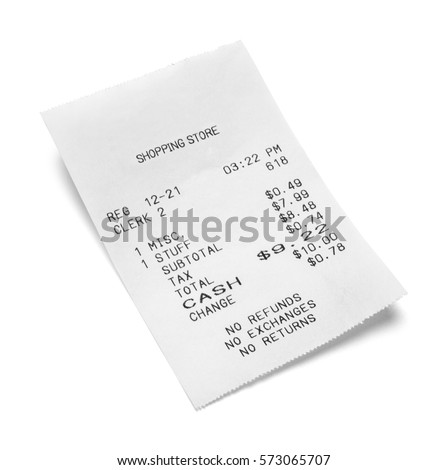 Receipt Stock Images, Royalty-Free Images & Vectors | Shutterstock