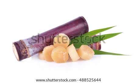 sugarcane isolated on white backgroun