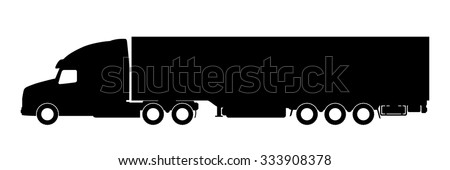 Free Free 103 Silhouette Semi Truck Svg Free SVG PNG EPS DXF File