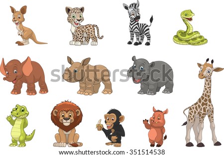 Funny kids animals